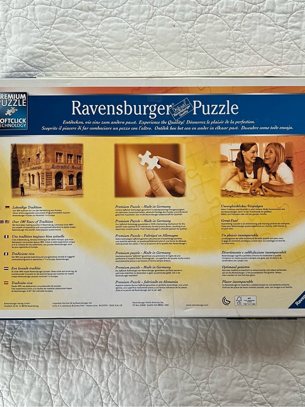 Ravensburger NEW “Reign of Dragons” 3000 Pc Puzzle Medieval Fantasy Castle Scene - Picture 2 of 5